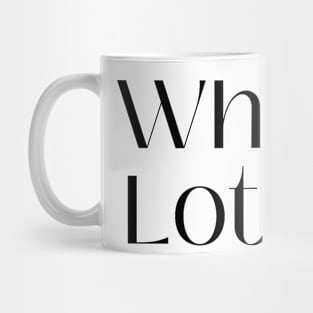 white lotus quote Mug